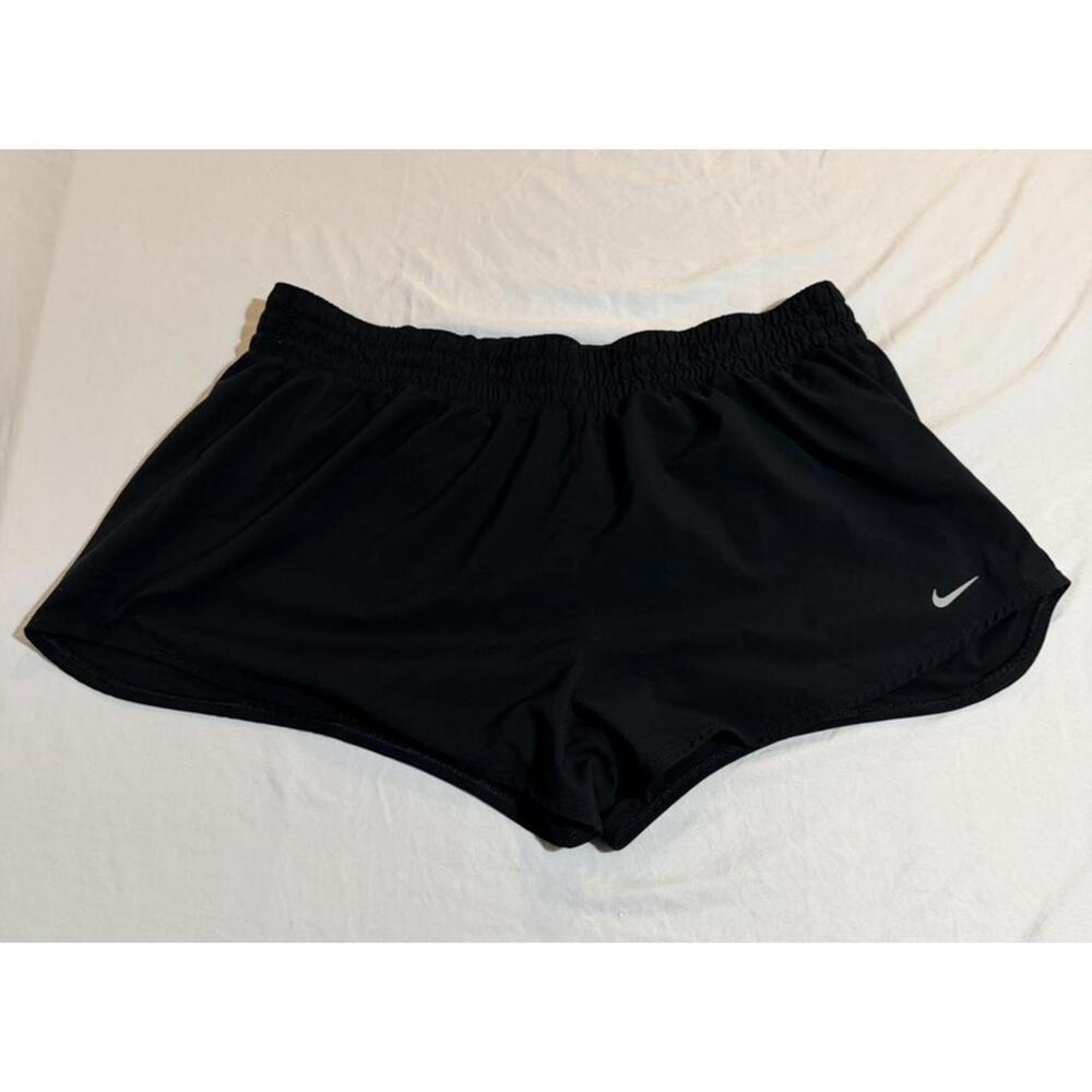 Nike Women's Dri-FIT Mid-Rise Brief-Lined Running‎ Shorts Size XL
